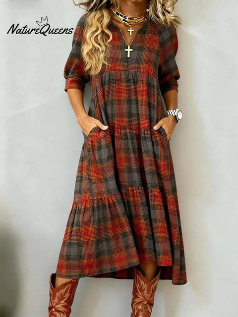Women'S Casual Printed Dress