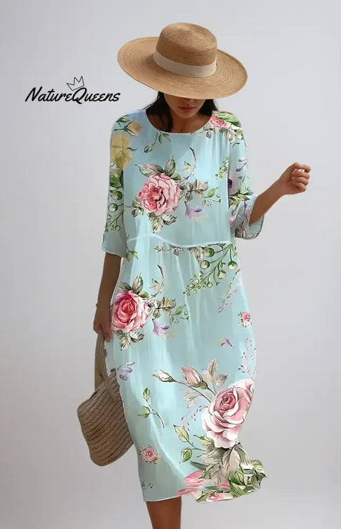 NAIA? | Elegant Floral Dress