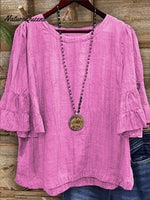 Women's Solid Color Cotton Shirt