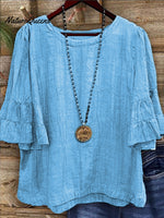 Women's Solid Color Cotton Shirt