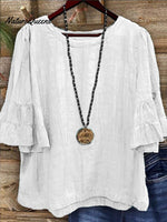 Women's Solid Color Cotton Shirt