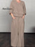 Women'S Casual Solid Color Irregular Cotton And Linen Shirt and Pats Suit