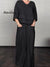 Women'S Casual Solid Color Irregular Cotton And Linen Shirt and Pats Suit
