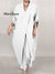 Women's Designer Cross Collar Loose Casual Pocket Cotton Dress