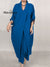Women's Designer Cross Collar Loose Casual Pocket Cotton Dress