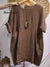 Women's Round Neck Pocket Cotton and Linen Dress