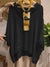 Women's Casual Cotton and Linen V-neck Shirt