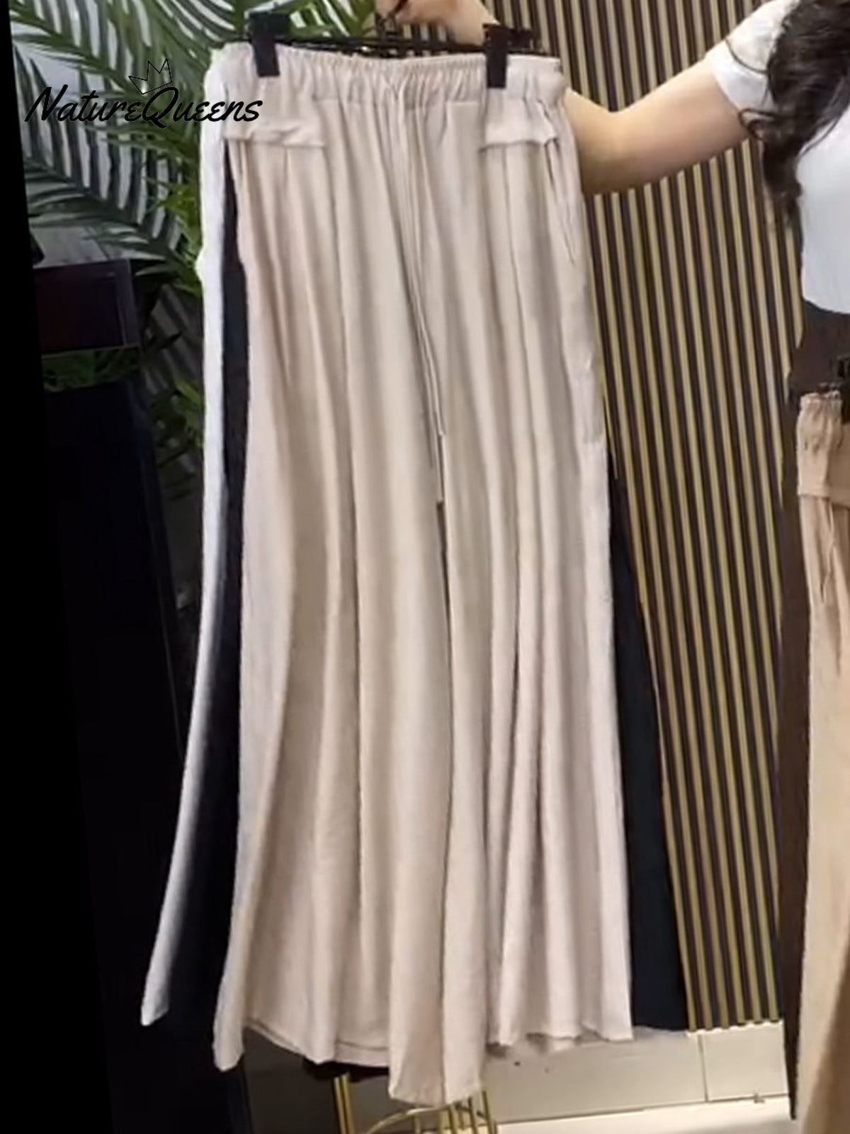 Women's Cotton And Linen Casual Pants