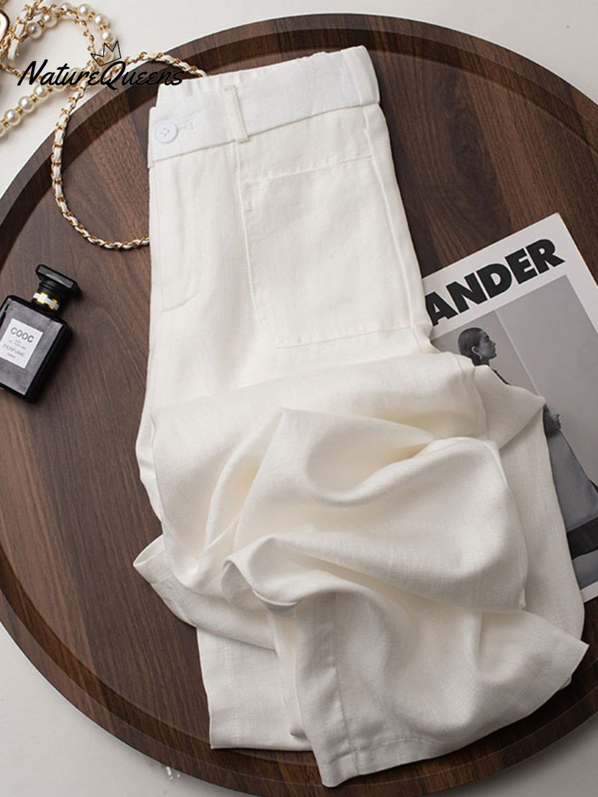 Women's Cotton And Linen Casual Pants