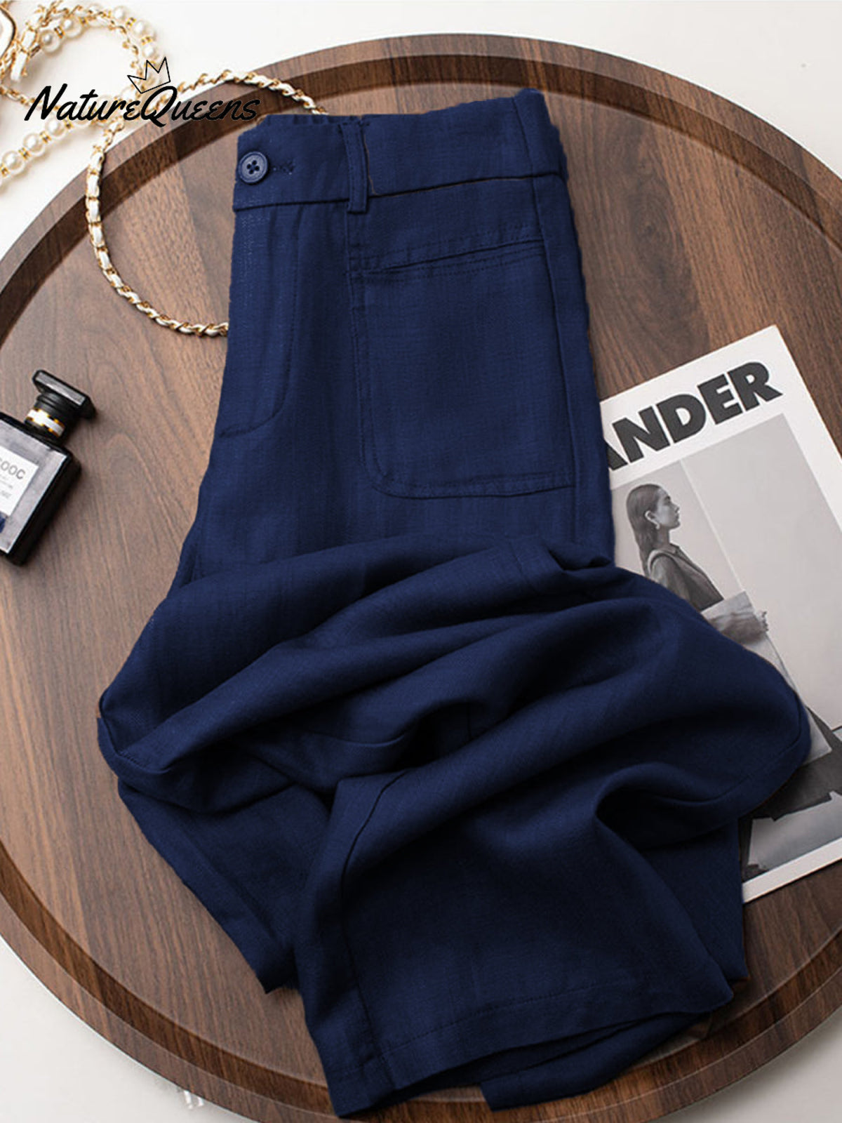 Women's Cotton And Linen Casual Pants