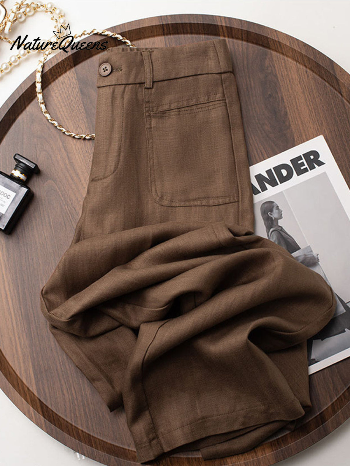 Women's Cotton And Linen Casual Pants