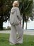 Women's Casual Hooded 100% Linen Jacket