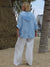 Women's Casual Hooded 100% Linen Jacket