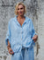 Women's Casual Hooded 100% Linen Jacket