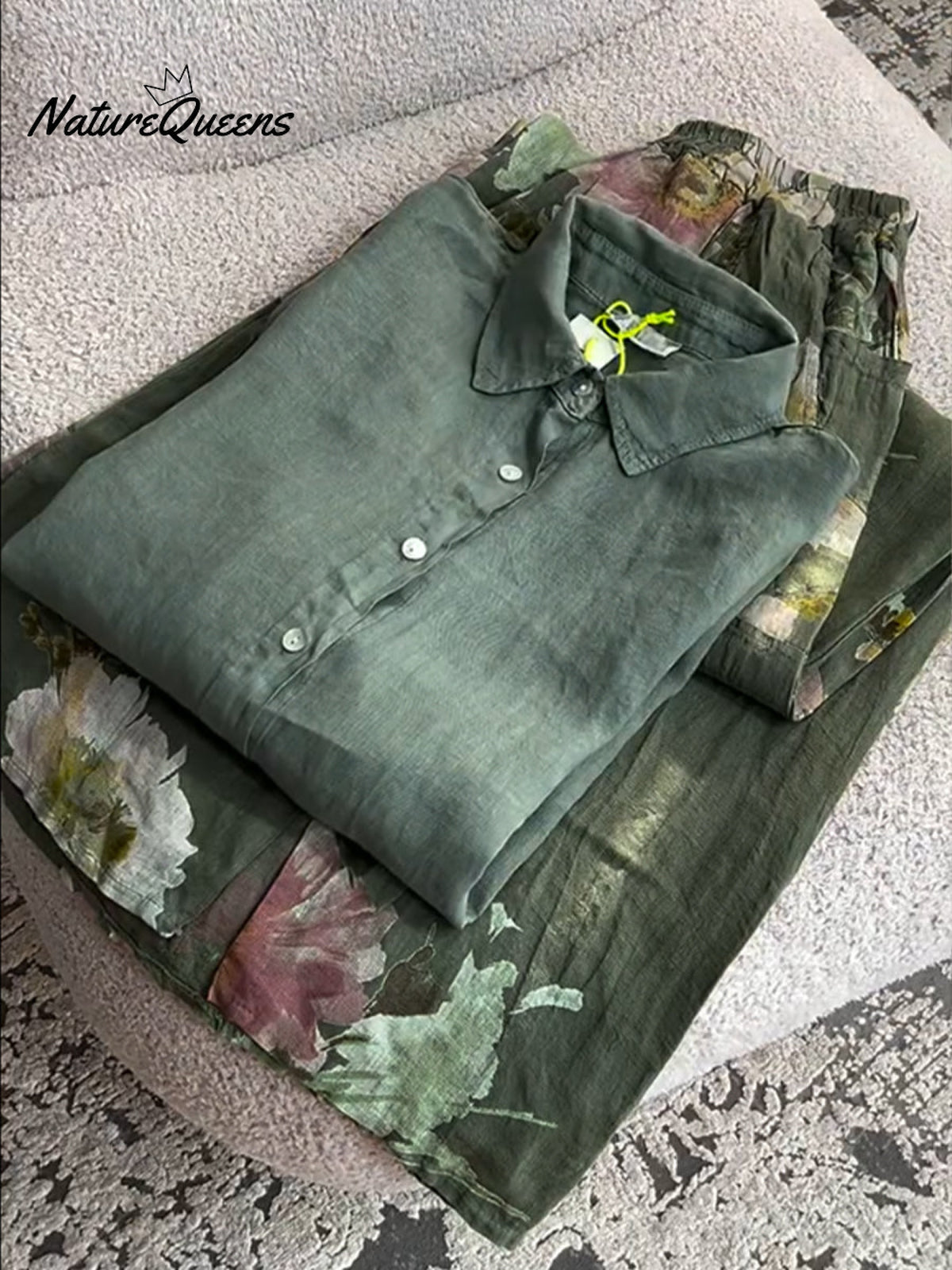 Women's Cotton and Linen Casual Shirt