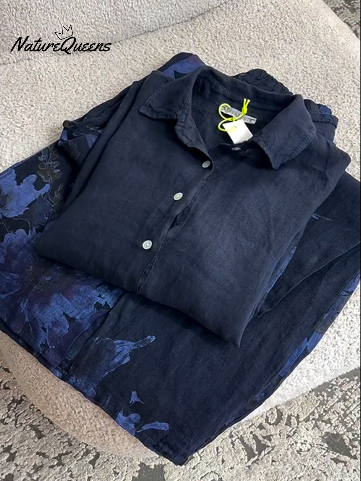 Women's Cotton and Linen Casual Shirt