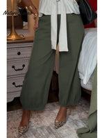 Women's Cotton And Linen Casual Pants