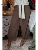 Women's Cotton And Linen Casual Pants