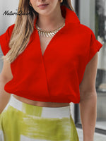 Women's Sleeveless Cotton and Linen Top