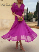 🔥Limited time promotion Women's Elegant Mesh Boutonniere Dress