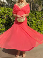 🔥Limited time promotion Women's Elegant Mesh Boutonniere Dress