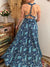 Women's Vintage Paisley Print Cotton Maxi Dress