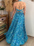 Women's Vintage Paisley Print Cotton Maxi Dress