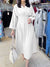 Women's Elegant Cotton and Linen Waist Dress