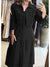 Women's 100% Cotton Cropped Puff-sleeved Jacket and Slip Dress Two-piece Set