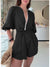Women's Cotton and Linen Jumpsuit with Contrasting Trim