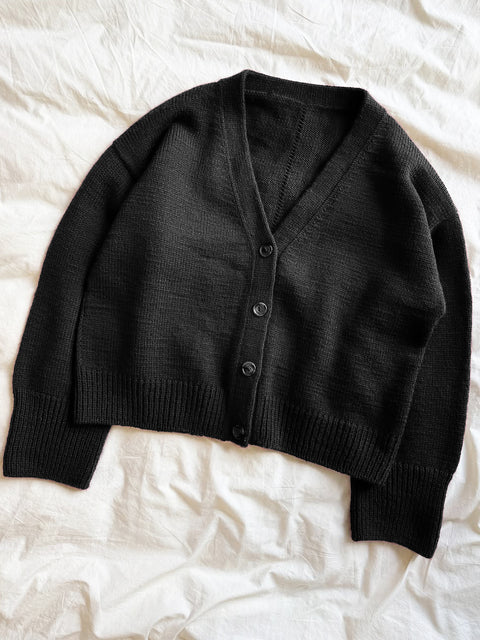 Women's Wool V-neck Long-sleeved Knitted Cardigan