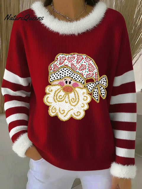 Women's Christmas Print Casual Hooded Sweatshirt