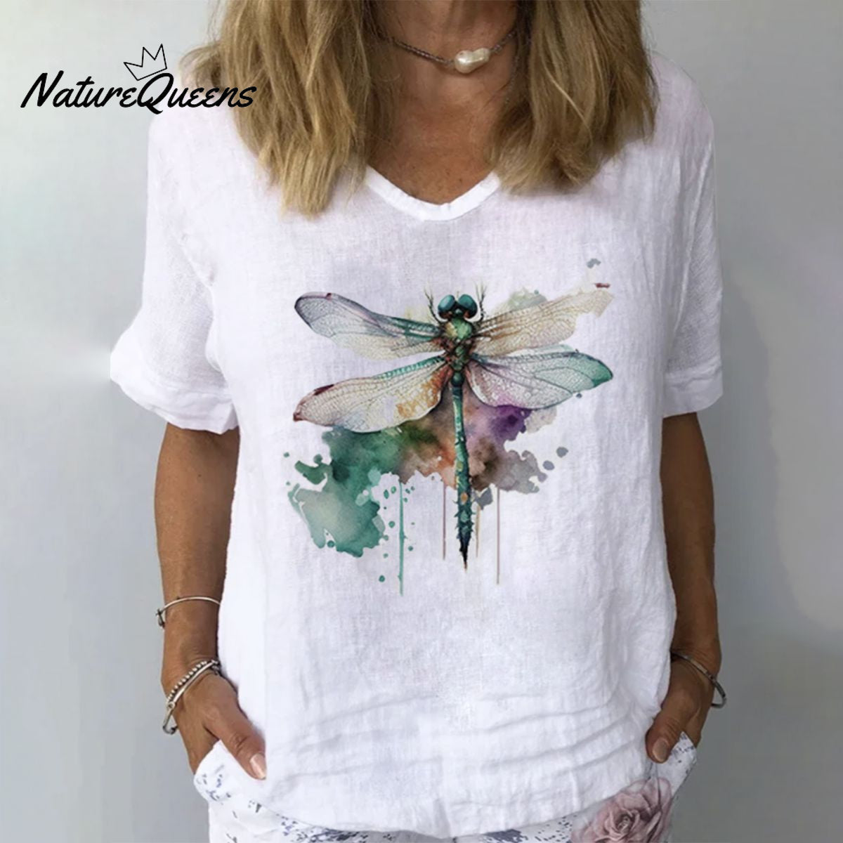 Basic White Short Sleeve Top