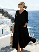 Women'S Casual Solid ColorDress