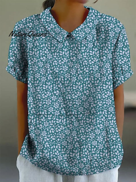 🔥Best Match🔥Women's Retro Floral Casual Shirt