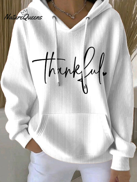 Women's Thanksgiving Blessing Printed Sweatshirt