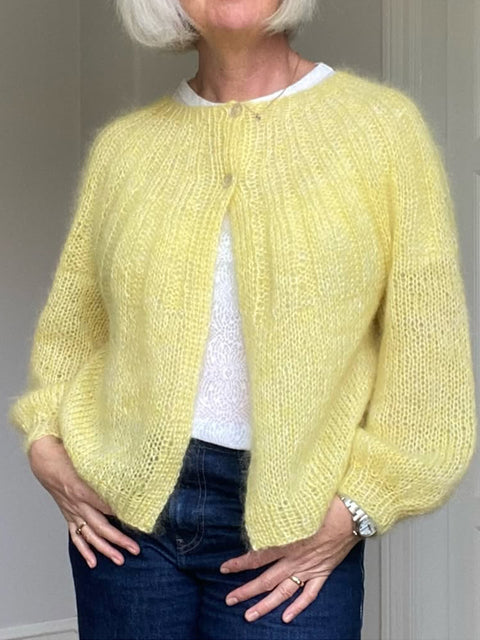 Basic Solid Color Knitted Cardigan