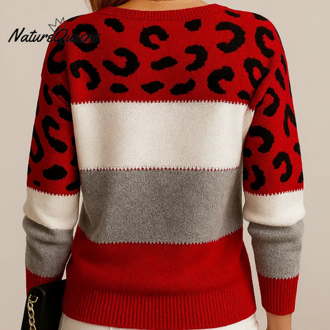 Pascaline | Leopard Print Casual Sweater