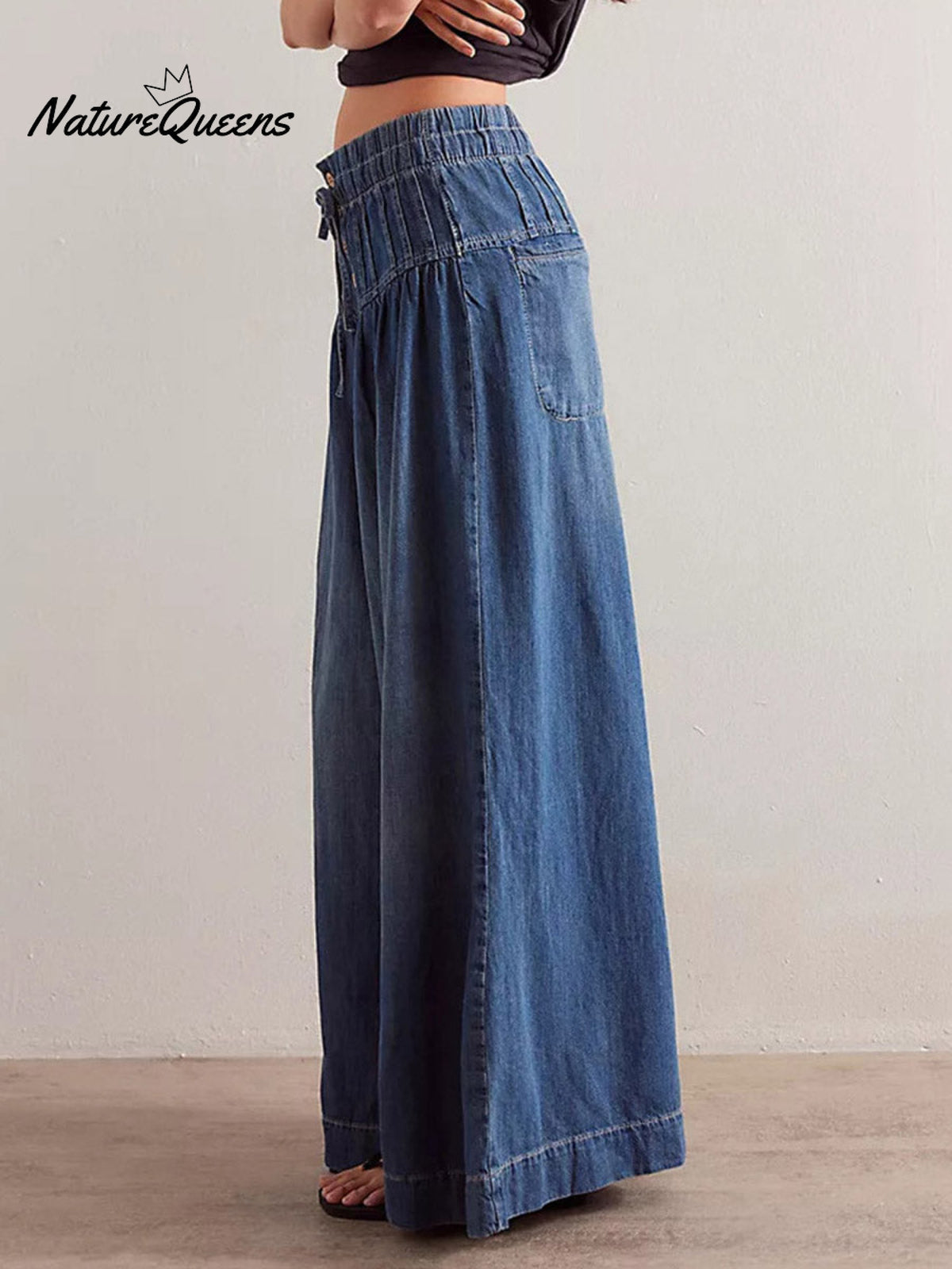 Loose Fit Wide-Leg Jeans