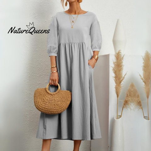 CHRISTINE? | Timeless Cotton Maxi Dress