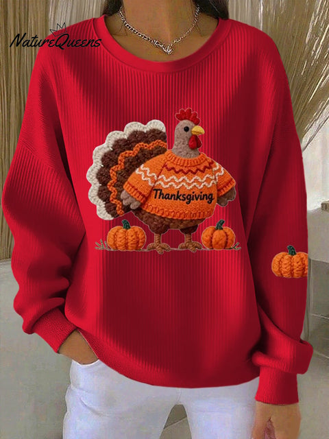 Women's Gobble Turkey Casual Sweatshirt
