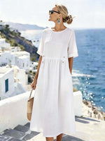 Women'S Casual Solid ColorDress