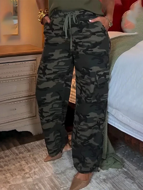 Women's Casual Camouflage Pants