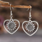 Women's Love Sunflower Earrings