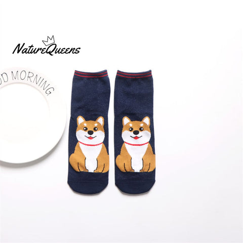 Women's Cute Dog Warm Socks