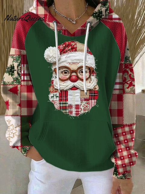 Women's Christmas Santa Printed Sweatshirt