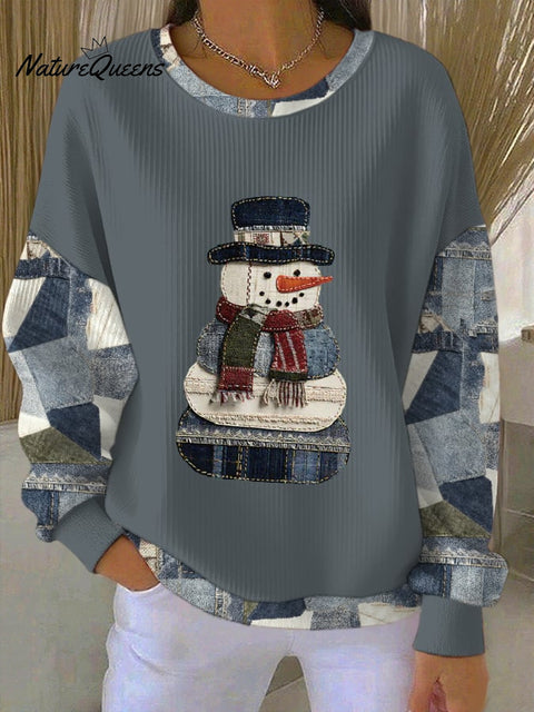 Women's Casual Christmas Print Sweatshirt