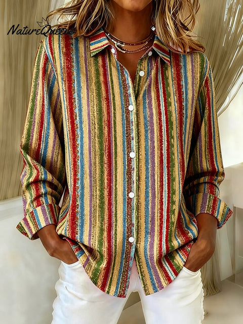 Women's Casual Autumn Retro Shirt