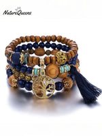 Bohemian Fringe Ursime Beaded Layered Bracelet Moran