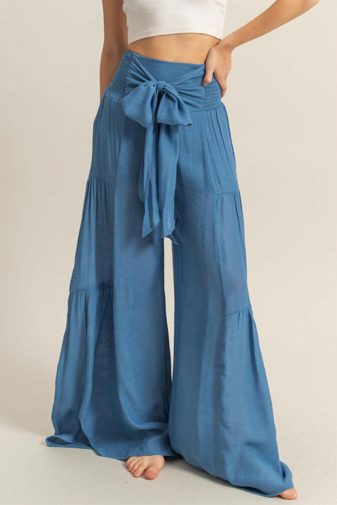 Boho Breeze Tiered Palazzo Pants